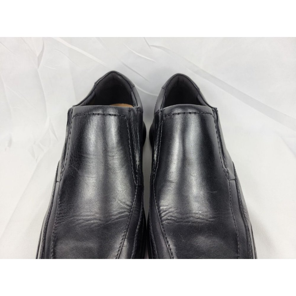 Clarks Escalade Step Leather Loafer Shoes Sneakers Mens Size 10 Wide Black 14885 - Picture 7 of 11